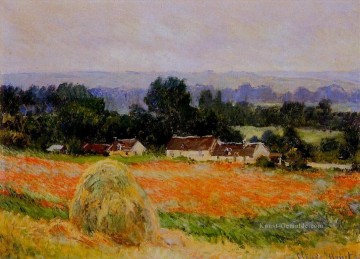  IV Kunst - Heuschober bei Giverny Claude Monet